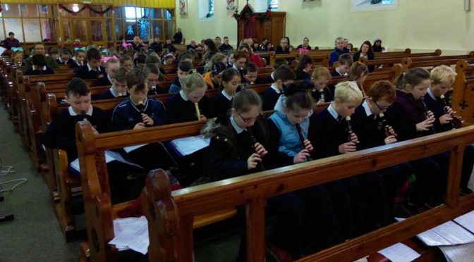 Christmas 2016 Recorder Recital by pupils from Third to Sixth Class